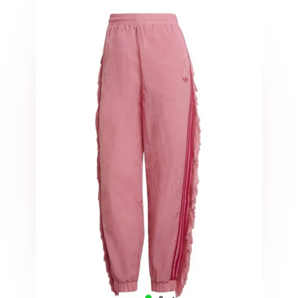 Adidas Originals Fringed Track Pants Rose Tone Sz XL H18065